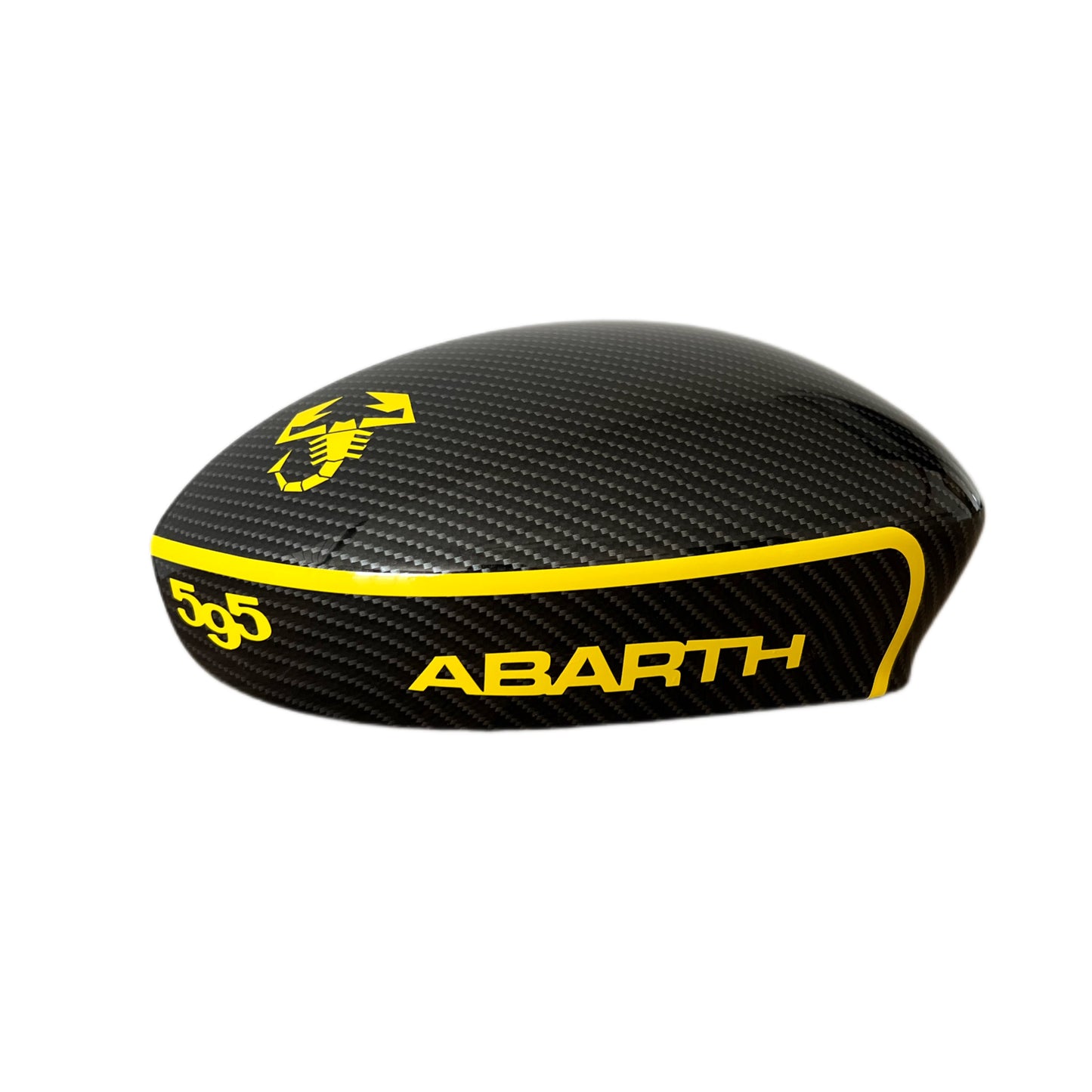 Coppia calotte carbon personalizzata giallo Modena