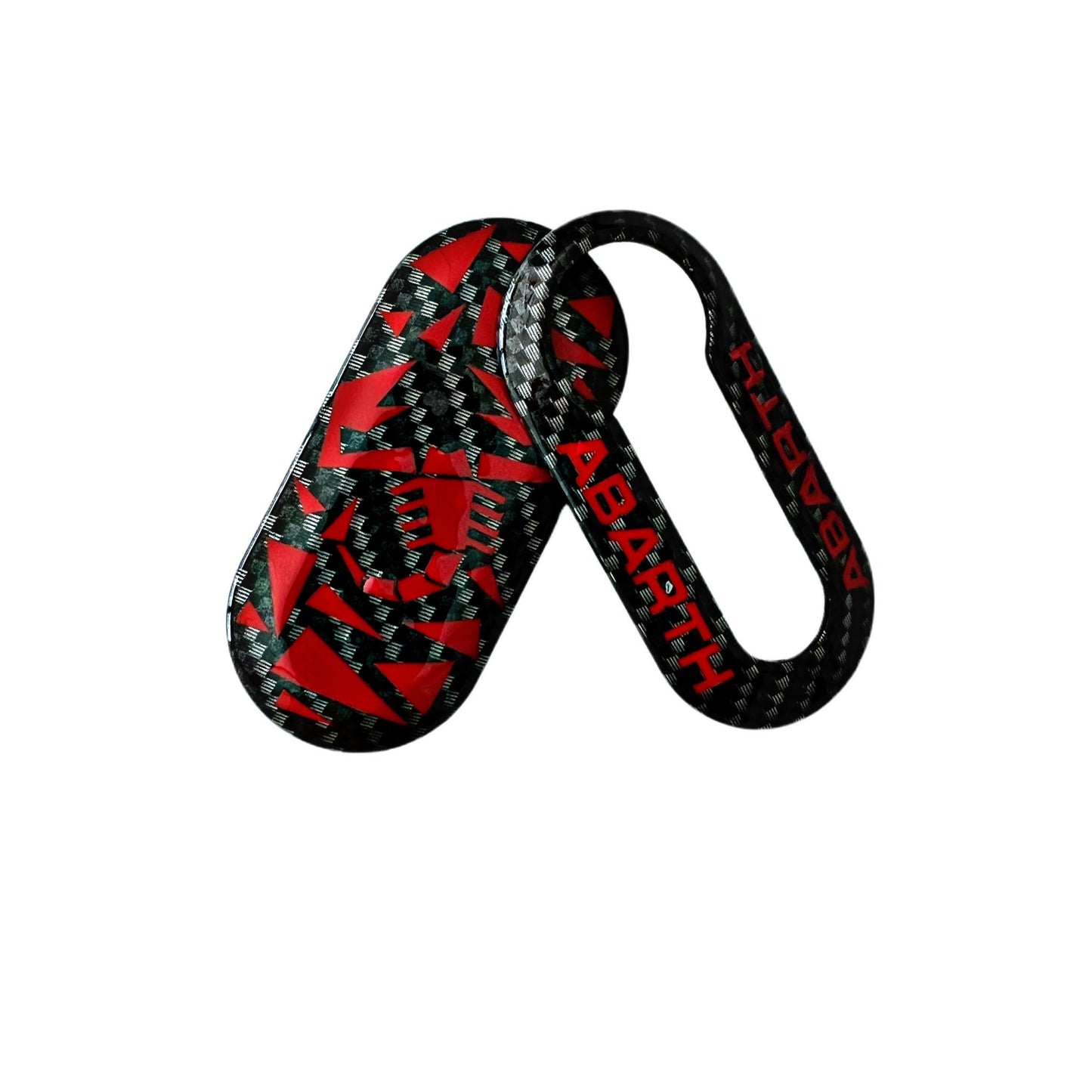 Guscio carbon personalizzato rosso